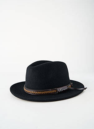 Chapeau noir HERMAN homme