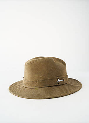 Chapeau doublure vert HERMAN homme