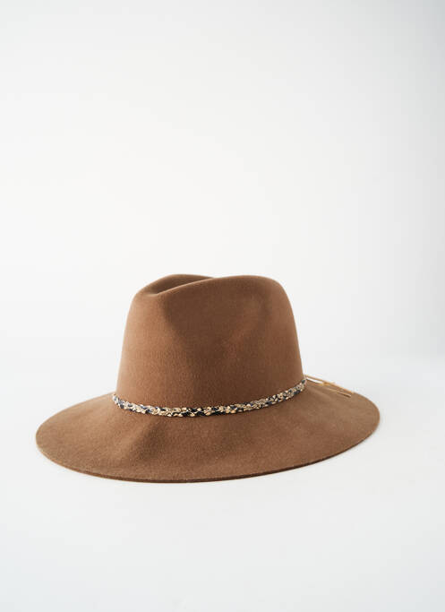 Chapeau marron HERMAN unisexe