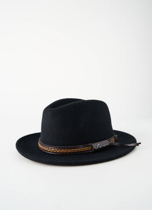 Chapeau noir HERMAN homme