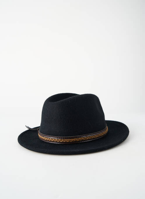 Chapeau noir HERMAN homme