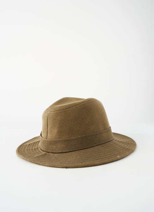 Chapeau doublure vert HERMAN homme