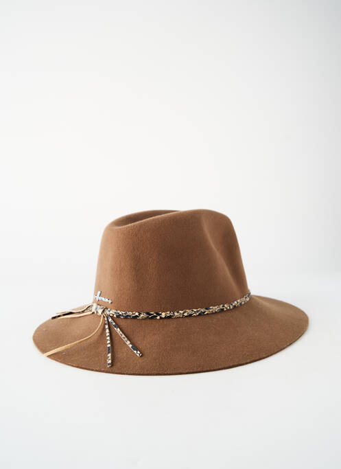 Chapeau marron HERMAN unisexe