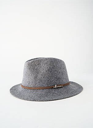 Chapeau gris HERMAN homme
