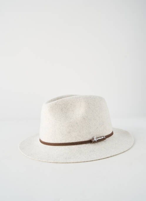 Chapeau tissage chiné gris HERMAN homme