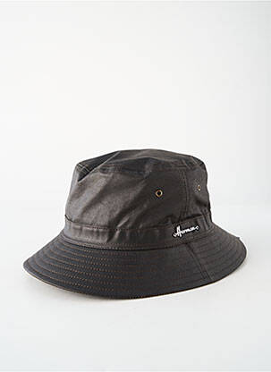 Chapeau doublure marron HERMAN homme