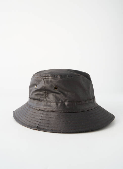 Chapeau doublure marron HERMAN homme