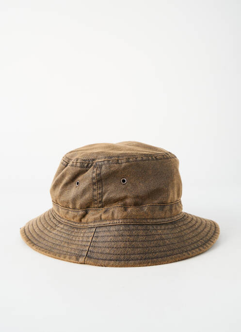 Chapeau doublure marron HERMAN homme