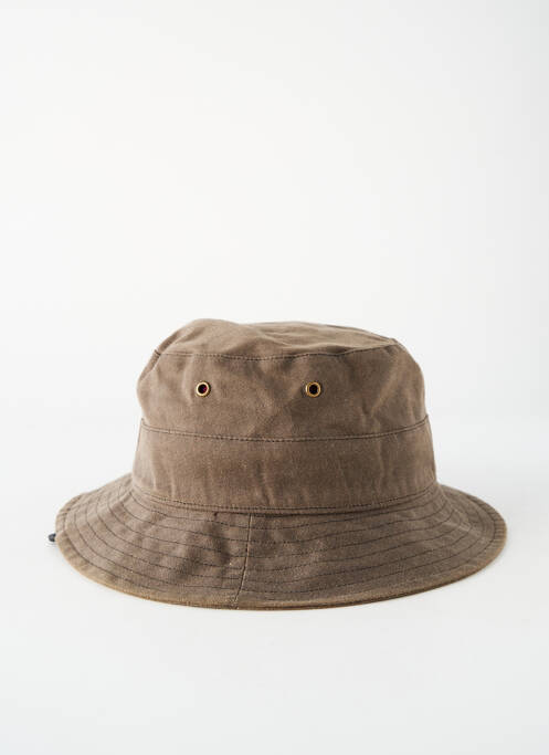Chapeau doublure marron HERMAN homme