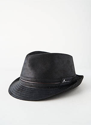 Chapeau noir HERMAN homme