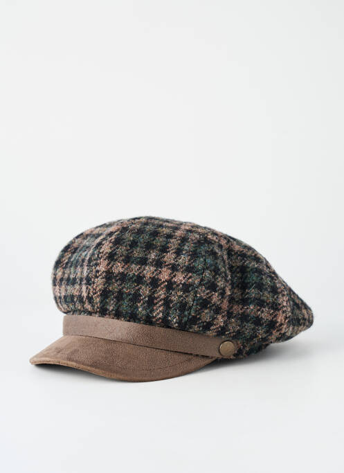 Casquette doublure marron HERMAN unisexe