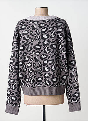Pull stretch manches longues gris VERO MODA femme