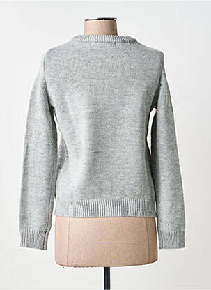 Pull resserrée sur le bas manches longues gris VERO MODA femme