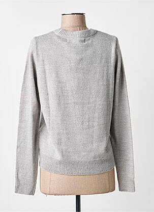 Pull coupe droite manches longues gris VERO MODA femme