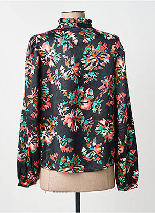 Blouse imprimé fantaisie manches longues noir VERO MODA femme