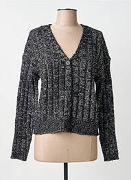Gilet manches longues resserrée sur le bas noir VERO MODA femme