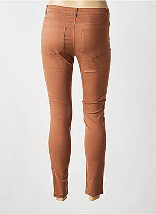 Pantalon 7/8 stretch taille normale marron VERO MODA femme