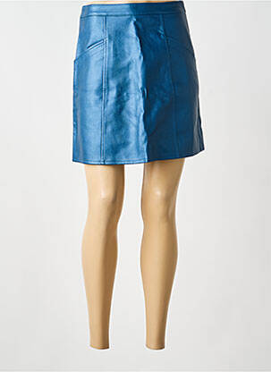 Jupe courte poches bleu VERO MODA femme