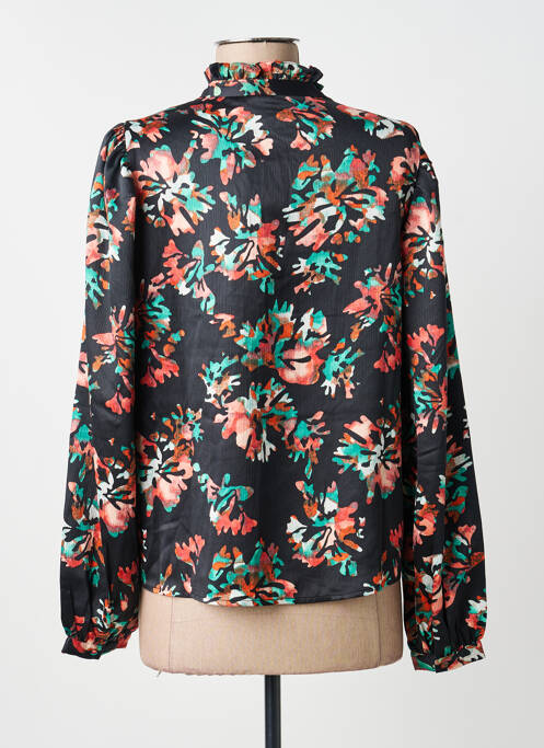 Blouse imprimé fantaisie manches longues noir VERO MODA femme