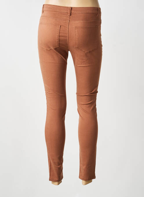 Pantalon 7/8 stretch taille normale marron VERO MODA femme