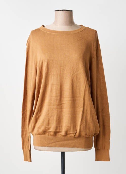 Pull col bateau manches longues beige VERO MODA femme