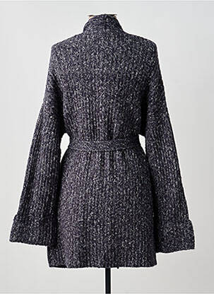 Gilet manches longues coupe cintrée gris YEST femme