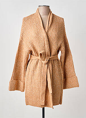 Gilet manches longues marron YEST femme