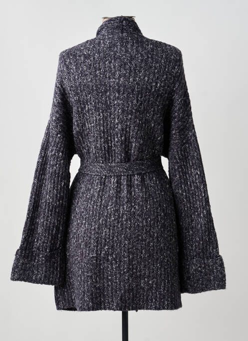 Gilet manches longues coupe cintrée gris YEST femme
