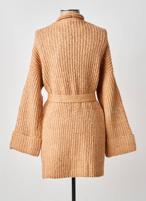 Gilet manches longues marron YEST femme