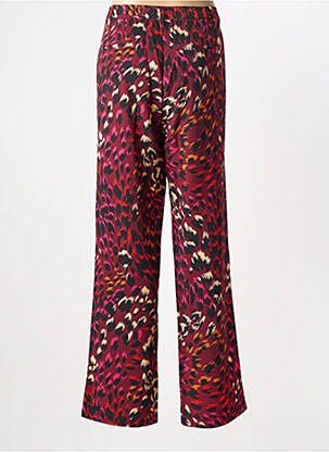 Pantalon droit tissage crêpe taille normale violet ESQUALO femme