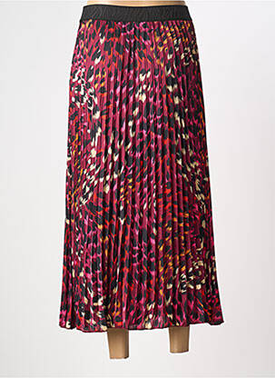 Jupe longue tissage plissé violet ESQUALO femme