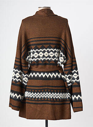 Veste casual coupe cintrée marron ESQUALO femme