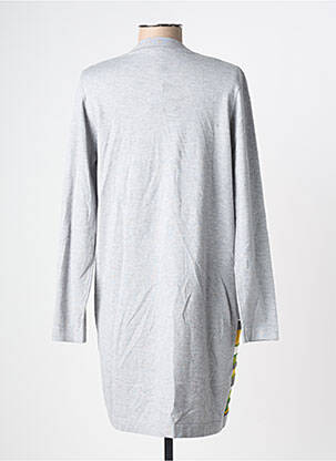 Gilet manches longues stretch gris SCORZZO femme