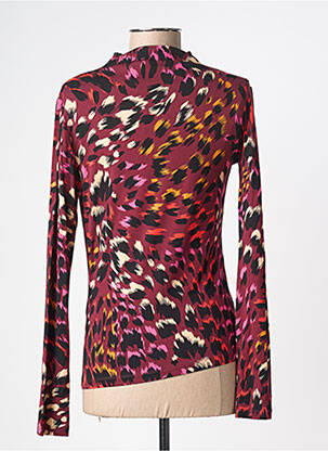Top tissage jersey manches longues violet ESQUALO femme