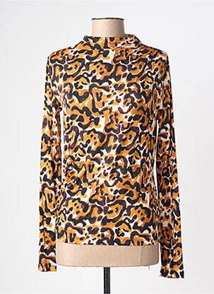 Top tissage jersey manches longues orange ESQUALO femme
