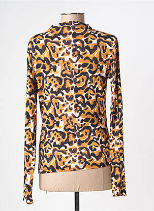 Top tissage jersey manches longues orange ESQUALO femme