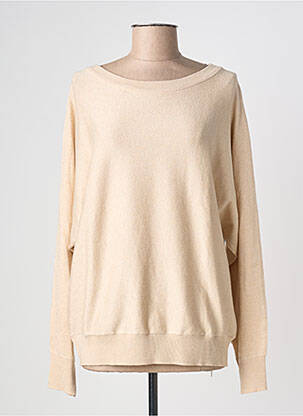 Pull stretch manches longues beige ESQUALO femme