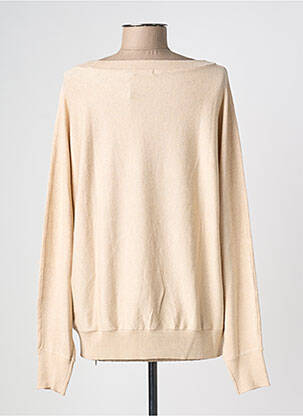 Pull stretch manches longues beige ESQUALO femme