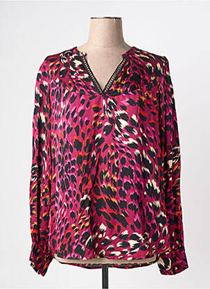 Blouse manches longues manches longues violet ESQUALO femme