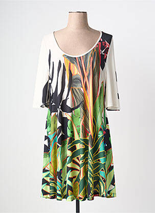 Robe mi-longue blanc YOEK femme