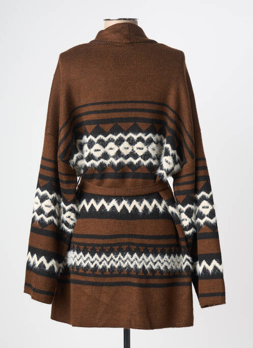 Veste casual coupe cintrée marron ESQUALO femme