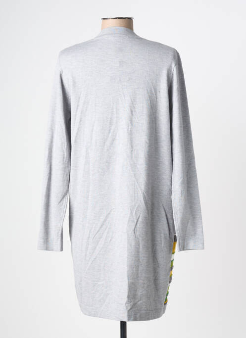 Gilet manches longues stretch gris SCORZZO femme