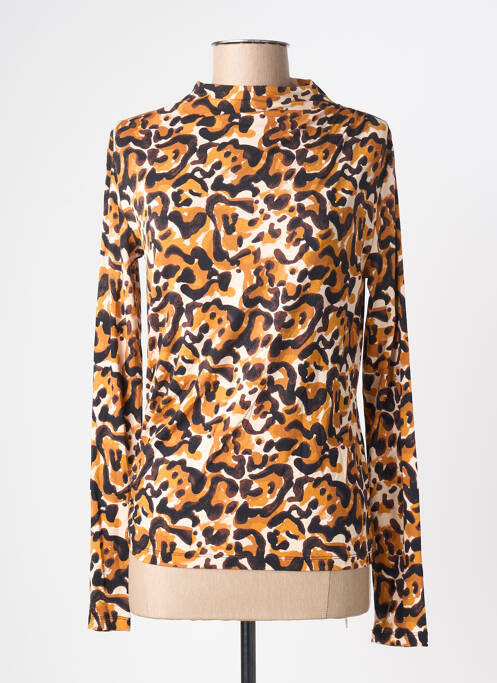 Top tissage jersey manches longues orange ESQUALO femme