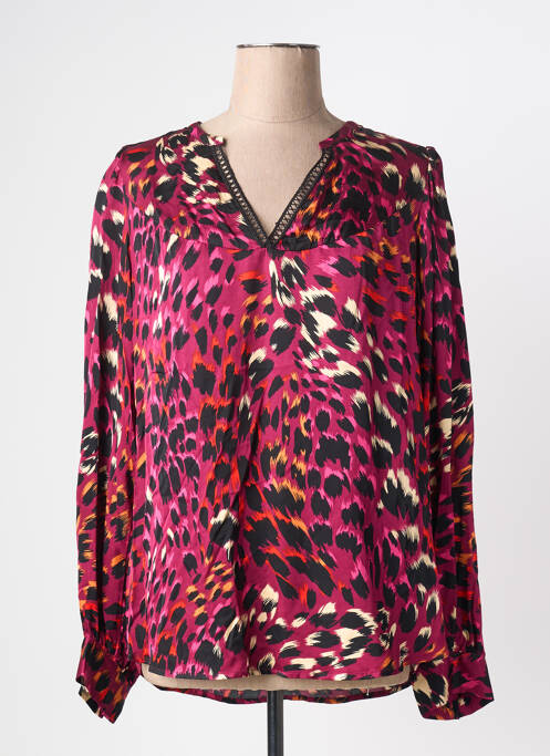 Blouse manches longues manches longues violet ESQUALO femme