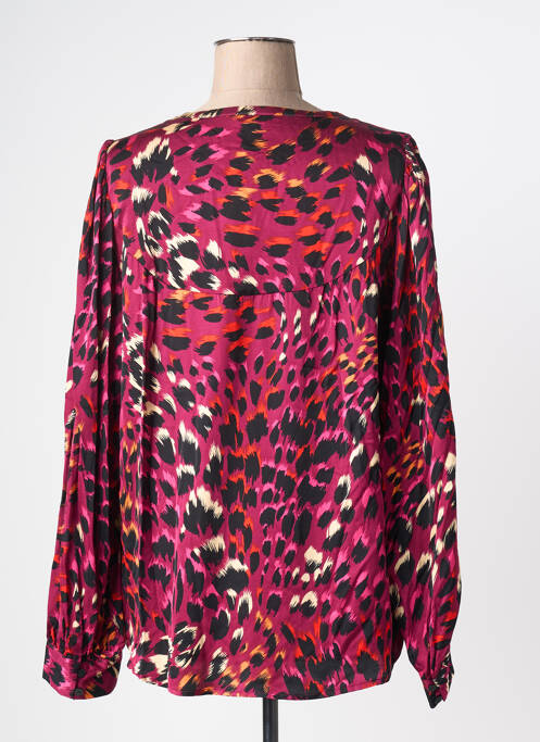 Blouse manches longues manches longues violet ESQUALO femme
