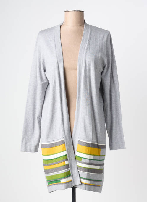 Gilet manches longues gris SCORZZO femme