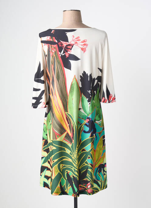 Robe mi-longue blanc YOEK femme