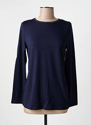 T-shirt manches longues manches longues bleu MARIA BELLENTANI femme
