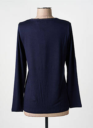 T-shirt manches longues manches longues bleu MARIA BELLENTANI femme