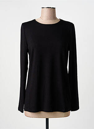T-shirt manches longues manches longues noir MARIA BELLENTANI femme